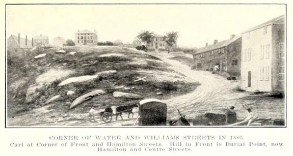 1805 Corner of Water and William Streets in New Bedford, Ma. - www.WhalingCity.net