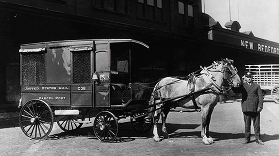 1913 Parcel Post Delivery Wagon - New Bedford, MA. - www.WhalingCity.net