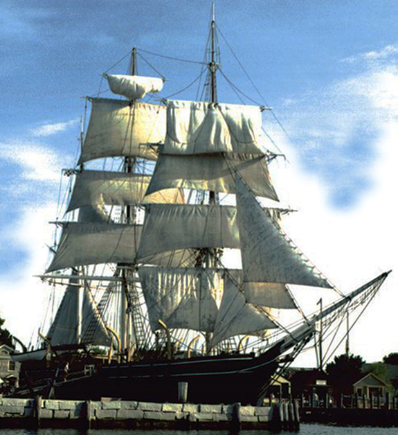 Charles W. Morgan - Mystic Ct. - former New BEdford Whaling Ship - www.WhalingCity.net