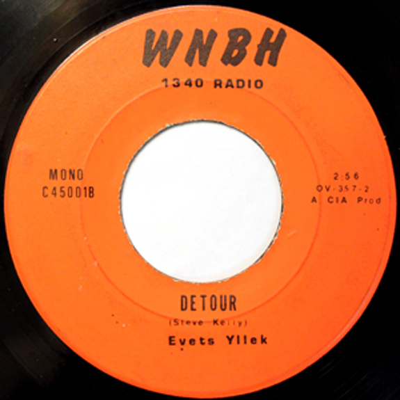 WNBH 45 RPM record of Detour  by Steve Kellu - www.WhalingCity.net